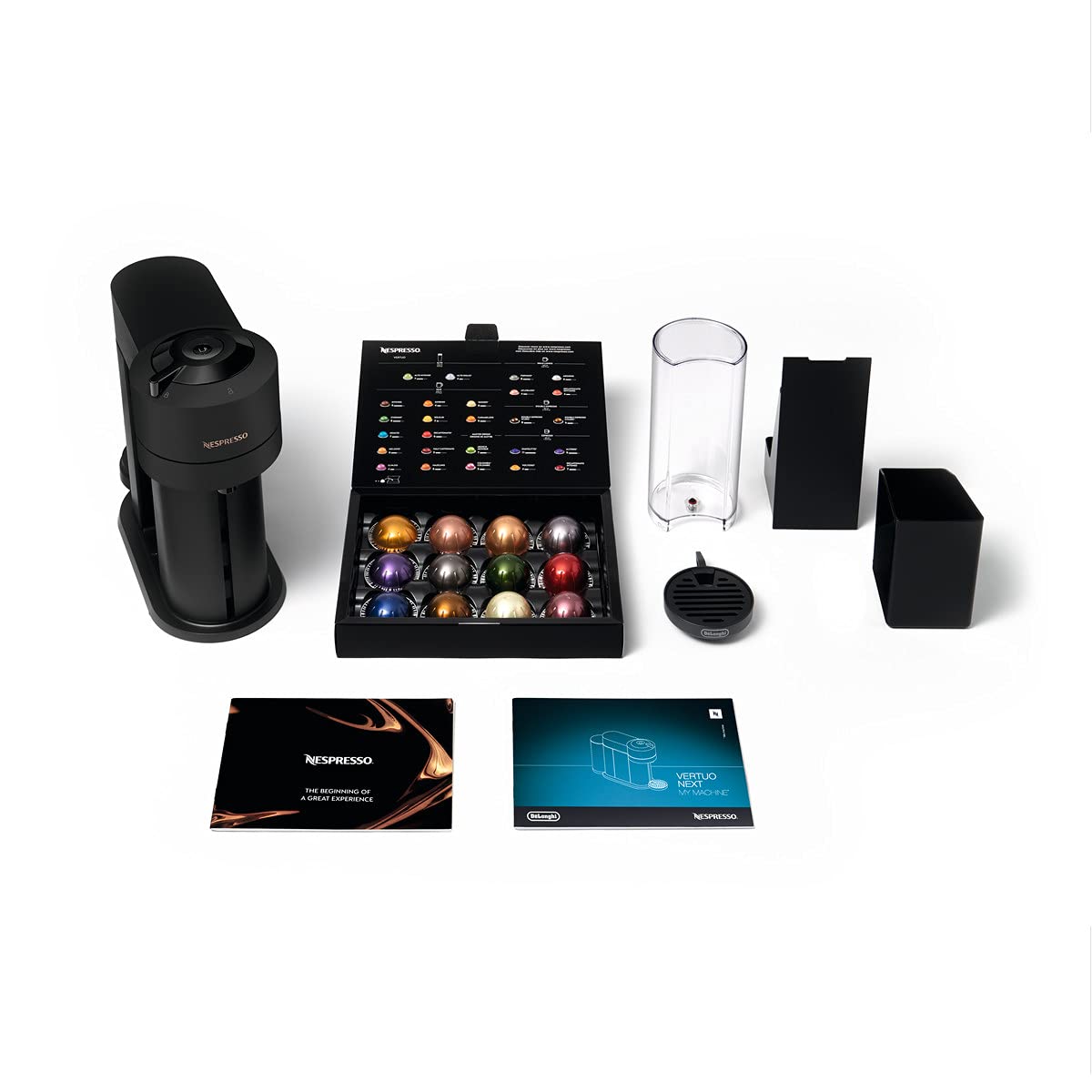Vertuo Next Noir Mat - Machine à café Orenzo, 5 tailles de tasses