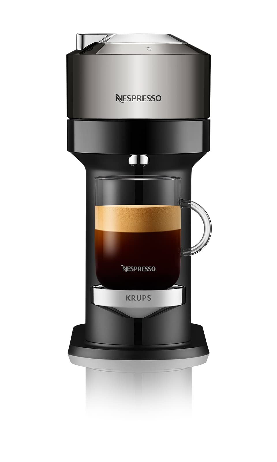 Vertuo Next Noir, Gris - Machine à café Orenzo, 5 tailles de tasses