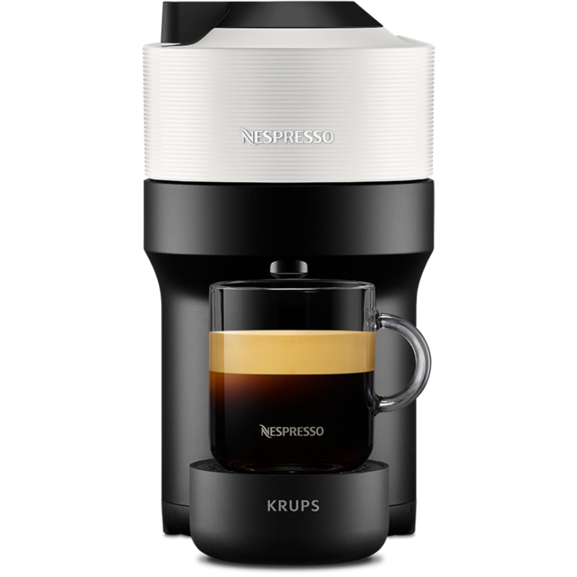 Vertuo Pop Blanc (Coconut White) - Machine à café Orenzo, 4 tailles de tasses