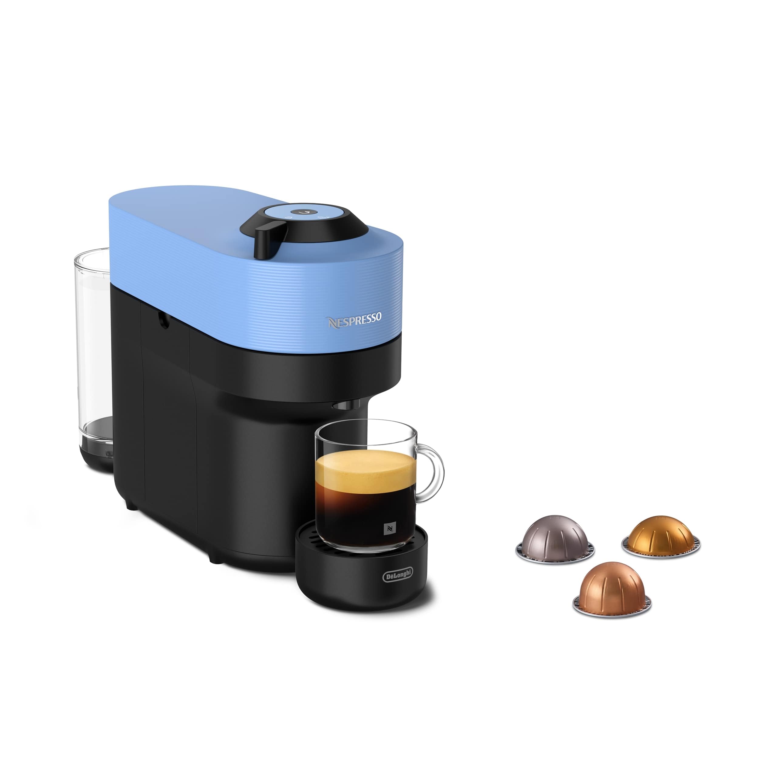 Vertuo POP Bleu - Machine à café Orenzo, 5 tailles de tasses