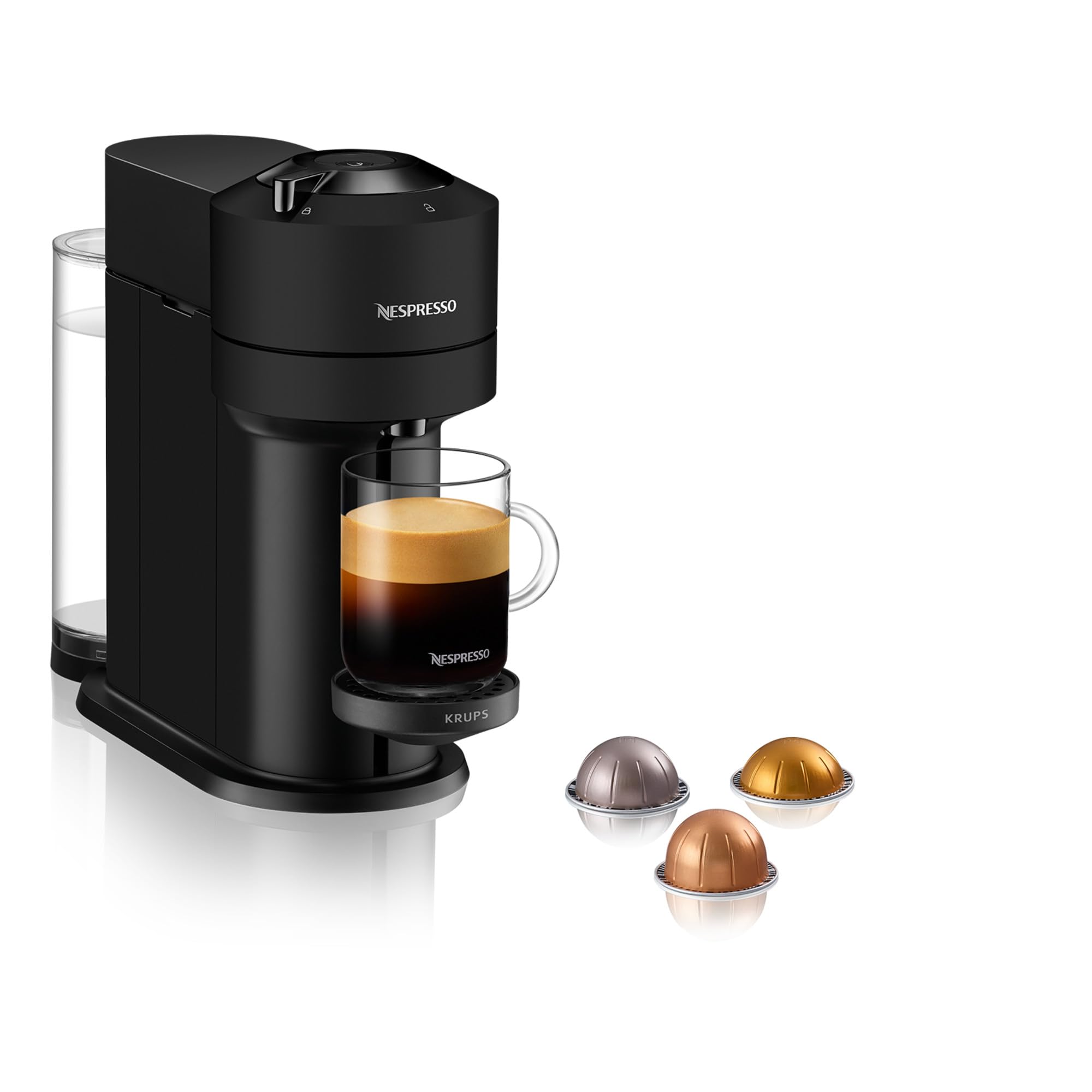 Vertuo Next Noir Mat - Machine à café Orenzo, 5 tailles de tasses