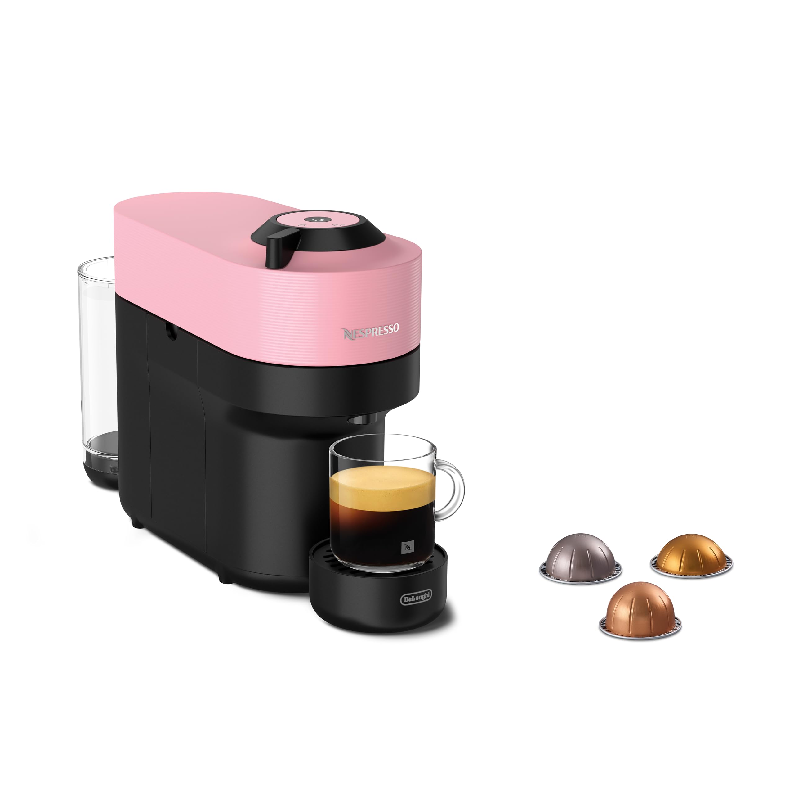 Vertuo POP Rose - Machine à café Orenzo, 5 tailles de tasses
