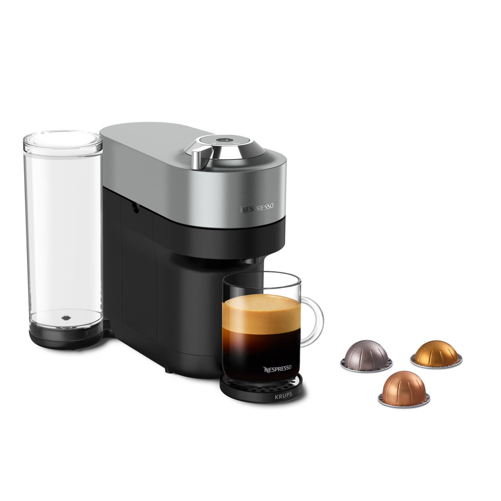 Vertuo POP+ Argent - Machine à café Orenzo, 5 tailles de tasses
