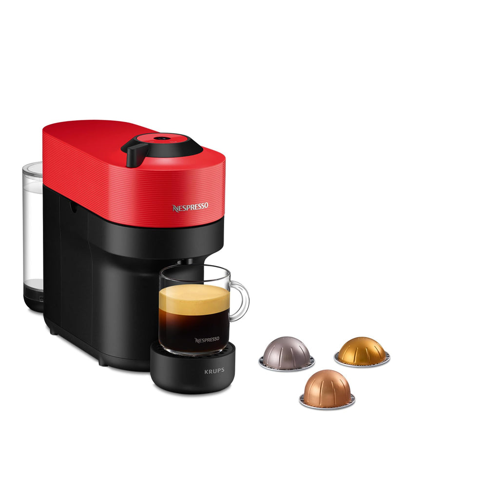 Vertuo POP Rouge - Machine à café Orenzo, 5 tailles de tasses