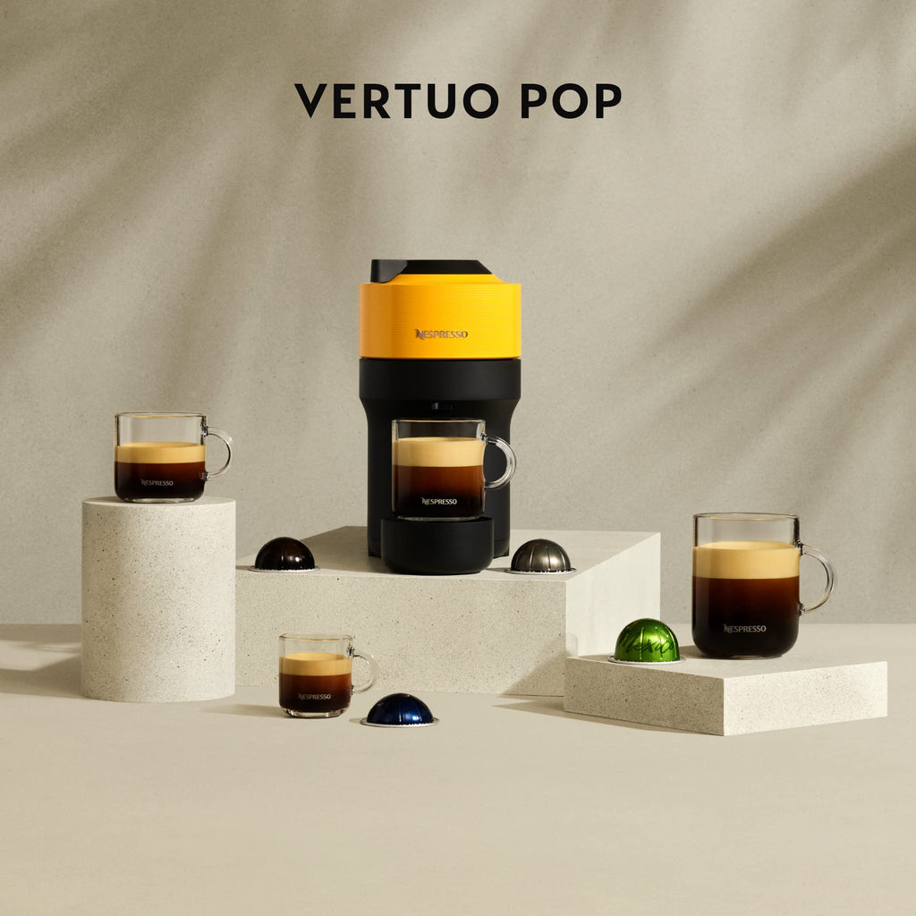 Vertuo POP Bleu - Machine à café Orenzo, 5 tailles de tasses