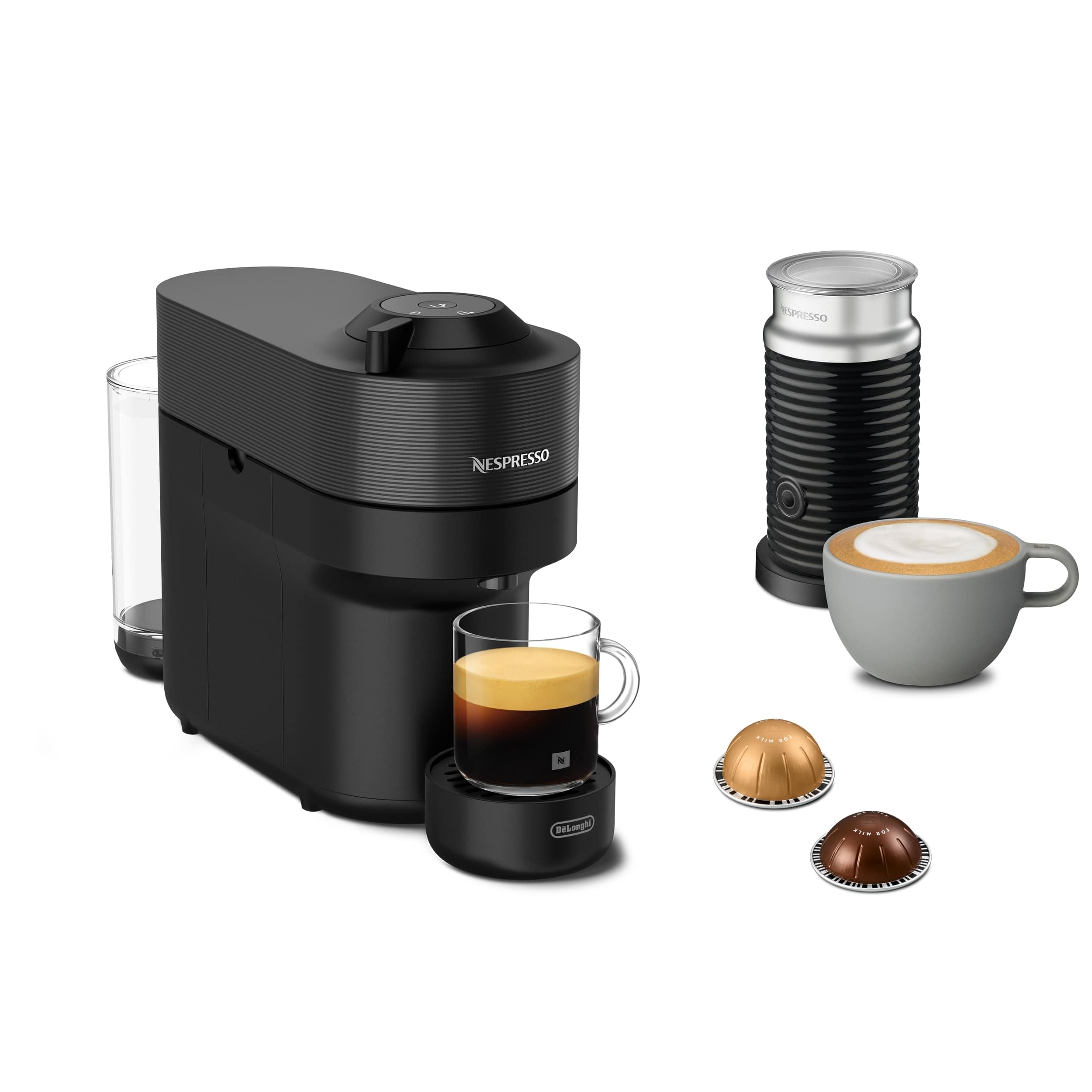 Vertuo POP Noir - Machine à café Orenzo, 5 tailles de tasses